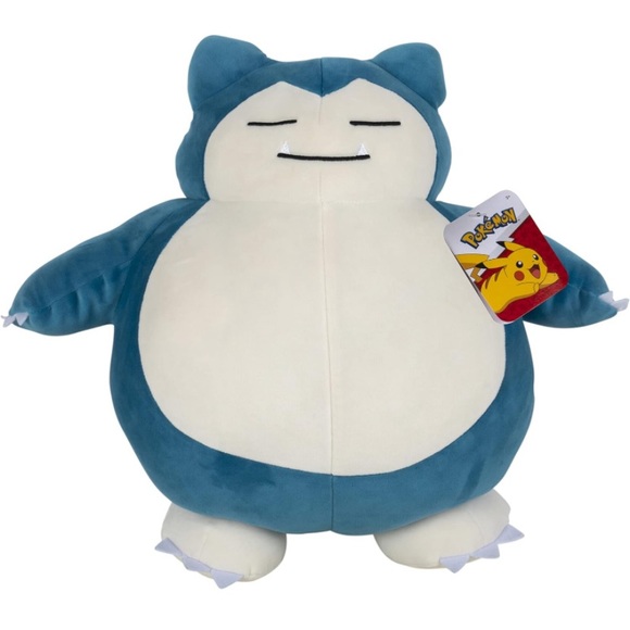 Pokemon 18” Plush Sleeping Snorlax-Plush and Cuddly New with tags - Picture 1 of 3